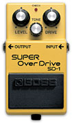 SD-1 SUPER OVERDRIVE EFFECT PEDAL W/TONE CONTROL