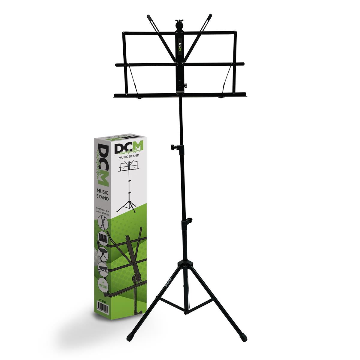 DCM BS01 Music Stand Black inc Carry Bag