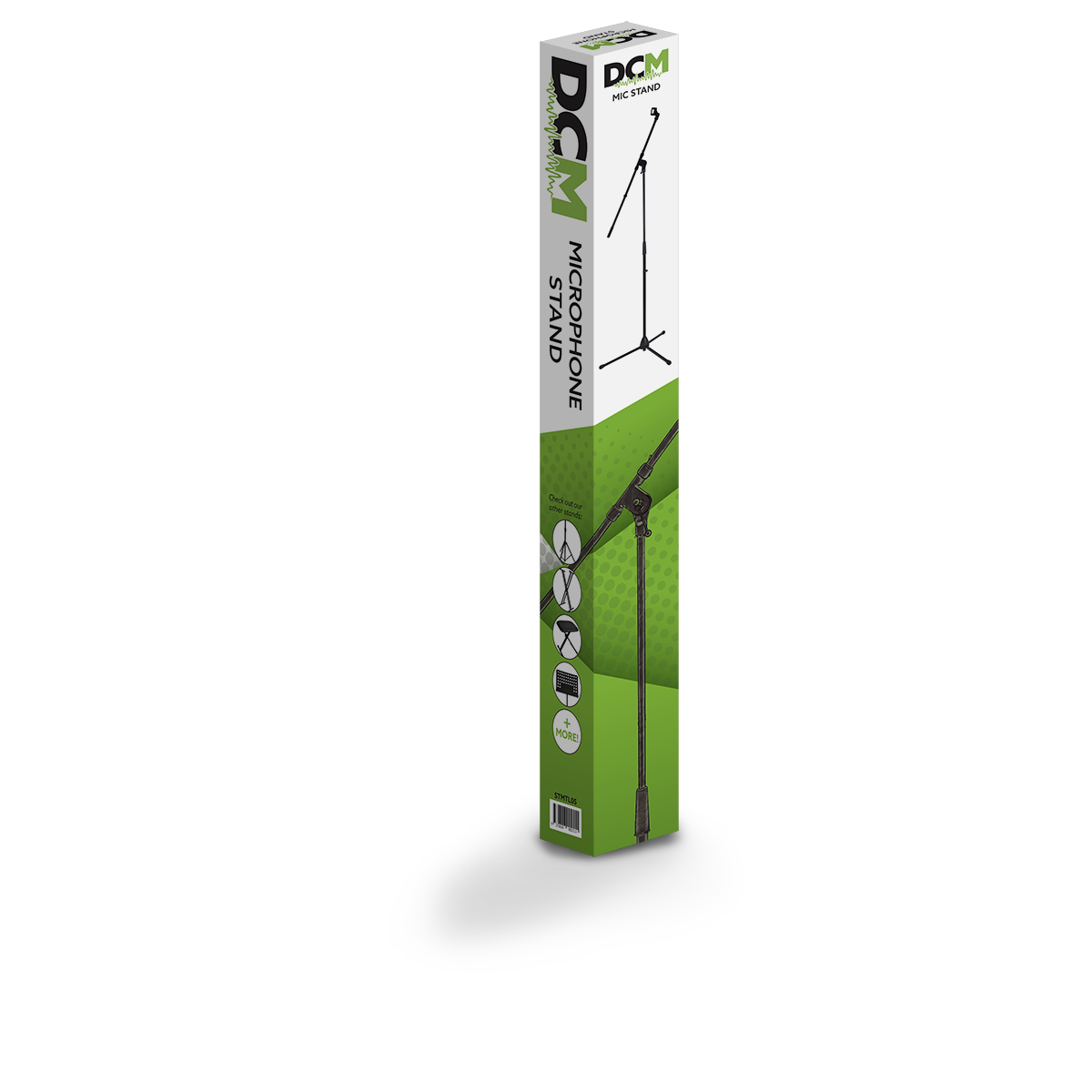 DCM MTL05 Microphone Boom Stand Black with Mic Clip