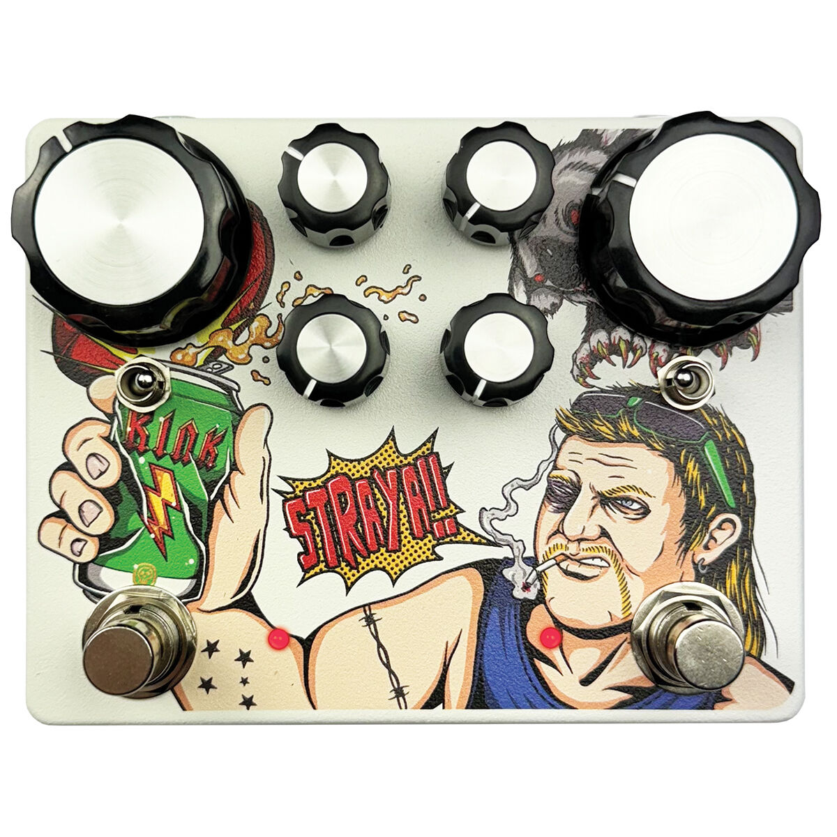 Kink Straya Drive pedal Asymmetrical/Symmetrical O/D and Guv'nor style Distortion