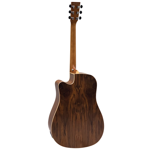 Tanglewood TDBTDCEHR Discovery Exotic Dreadnought C/E Hawaiian Rainwood