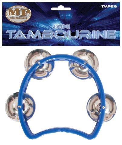 Mano 3.5" Kids Tambourine | Nickel Silver | Blue
