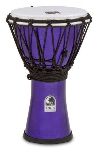 Toca Freestyle Colorsound Series Djembe 7" in Metallic Indigo