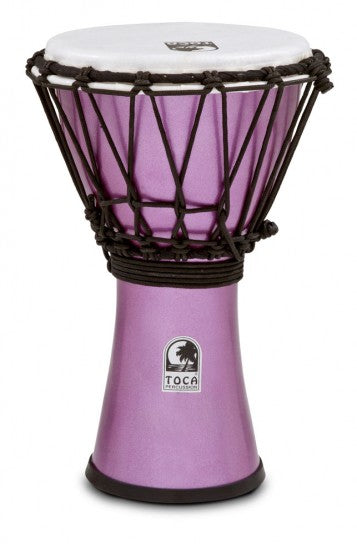Toca Freestyle Colorsound Series Djembe 7" in Metallic Violet