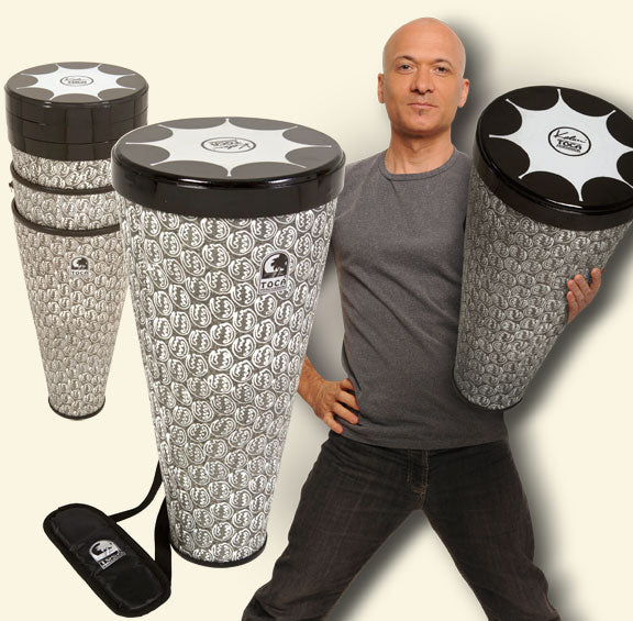 Toca Flex Drum 11" in Shadow Grey Design with Strap