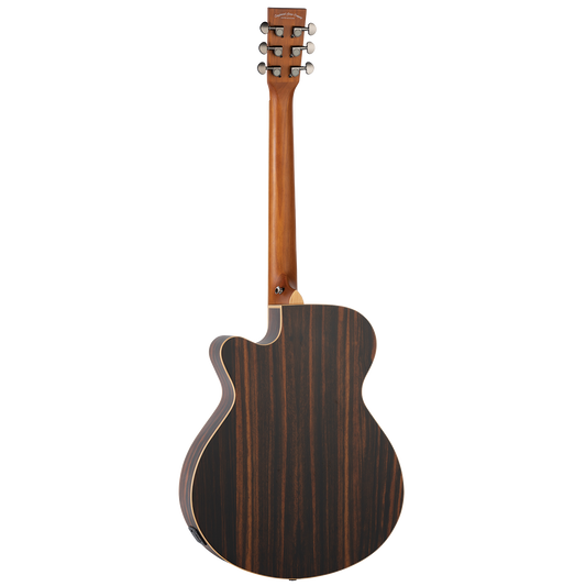 Tanglewood TRU4-CE-AE / TRPRO-SFCE-AEB Reunion Pro Solid top all Ebony Super Folk C/E