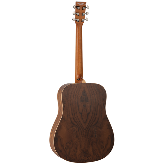 Tanglewood TRU5-HR / TRPRO-D-HR Reunion Pro Solid Australian Red Cedar Top Dreadnought with Hawaiian Rain Wood B/S