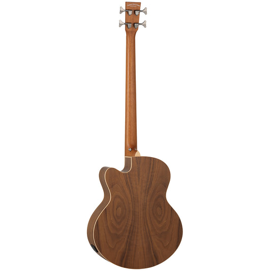 Tanglewood (TRU7AB-CE-BW/TRPRO-AB-BW) Reunion Pro Solid Australian Red Cedar Top Super Jumbo Acoustic Bass with Black Walnut B/S
