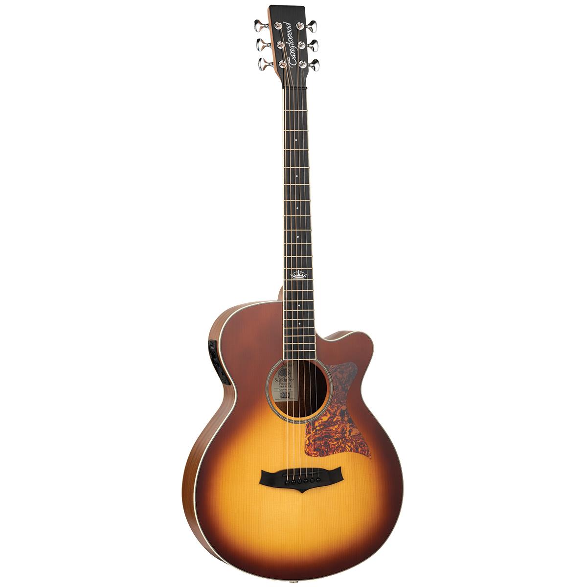 Tanglewood TSP45HB Sundance Pr SF C/E Honey burst + Case