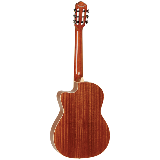 Tanglewood TWEMDC6 Enredo Madera Dominar Solid Spruce Top Classical Cutaway/Electric Guitar
