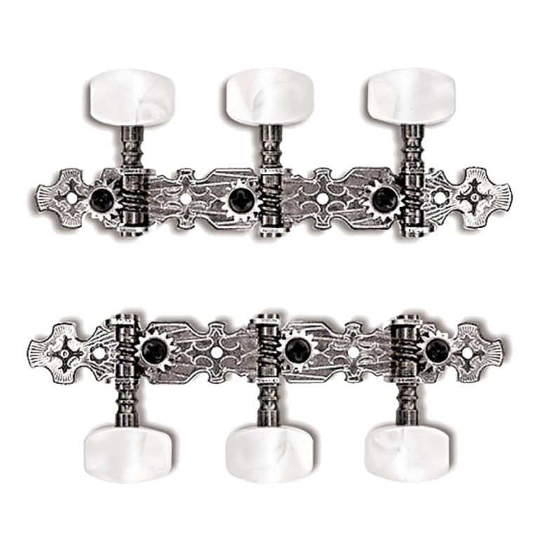 Valencia 3 A Side Machine Heads For Nylon String Guitars