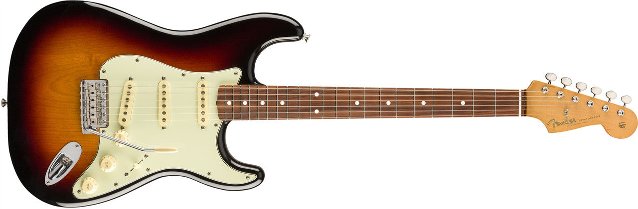 Vintera 60s Stratocaster Pau Ferro Fingerboard 3-Color Sunburst w/ Deluxe Gigbag