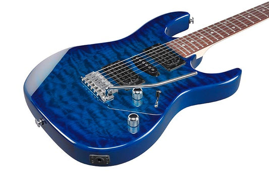 IBANEZ GRX70QA TBB ELECTRIC GUITAR