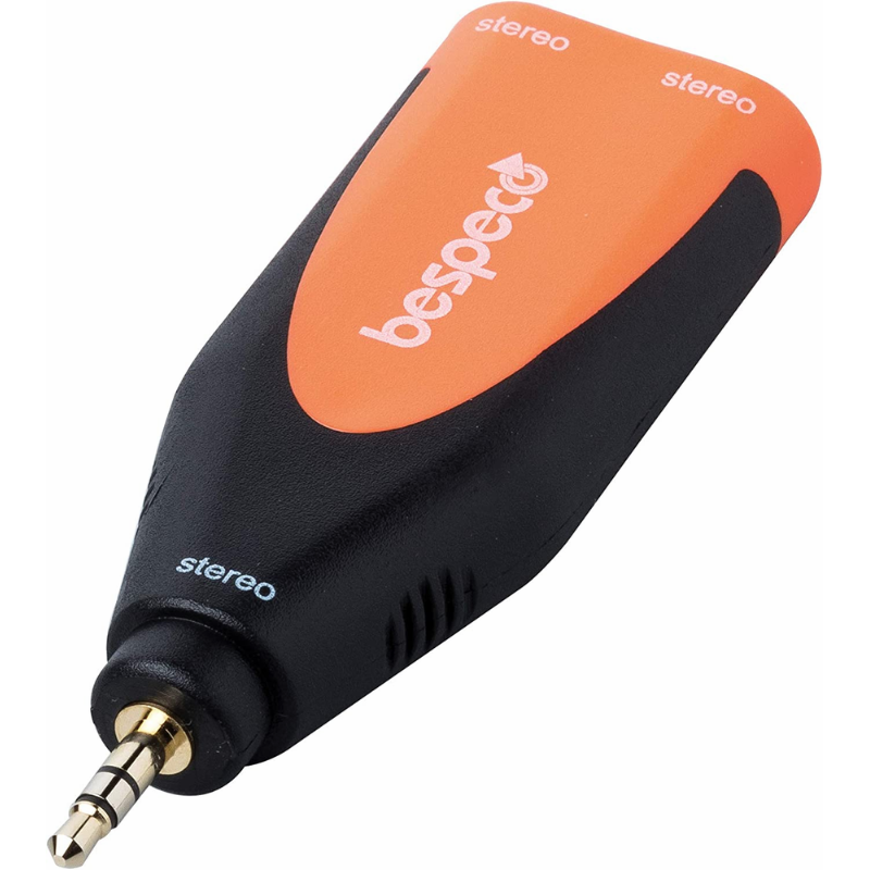 BESPECO SLAD170 6.3mm TS Jack to 2.6mm TRS Socket Adapter