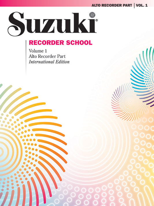 Suzuki Recorder School Alto Recorder 1 Part