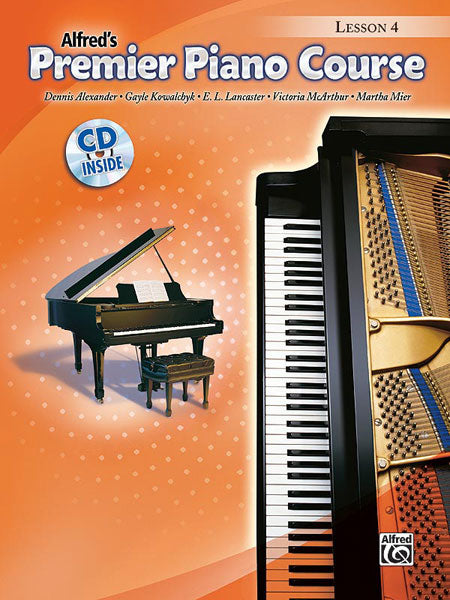 ALFRED PREMIER PIANO COURSE LESSON BK 4  BK/CD