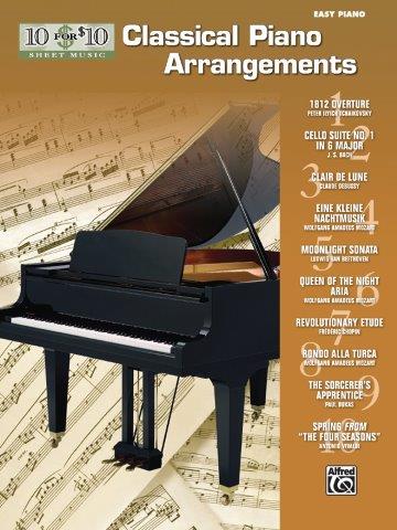 10 FOR 10 SHEET MUSIC CLASSICAL PNO ARRANGEMENT
