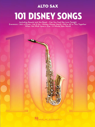 Hal Leonard 101 Disney Songs For Alto Sax