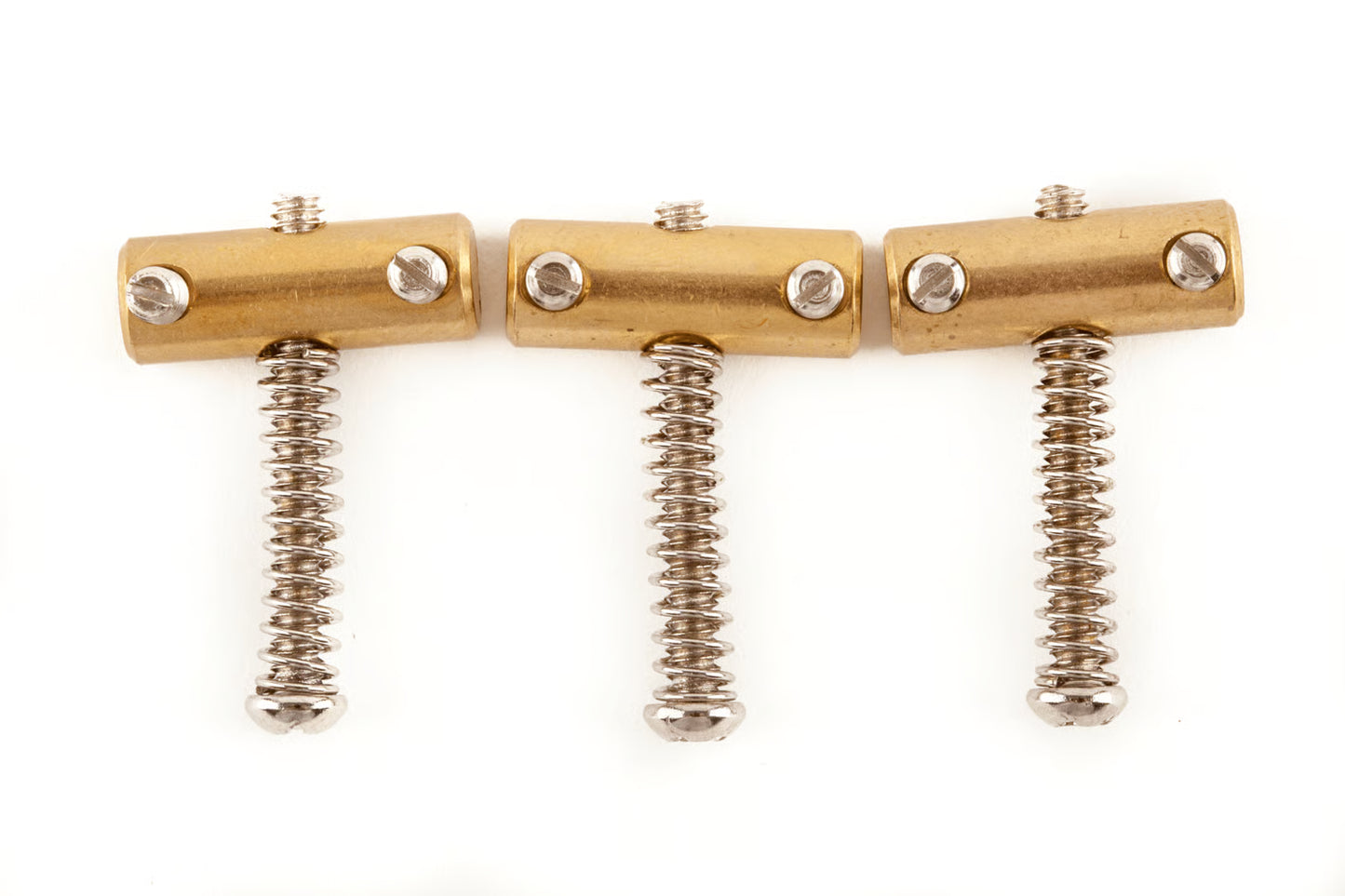 American Vintage Telecaster Compensated Bridge Saddles Brass