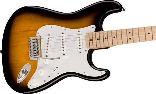 Squier Sonic Precision Bass Maple Fingerboard White Pickguard 2-Color Sunburst