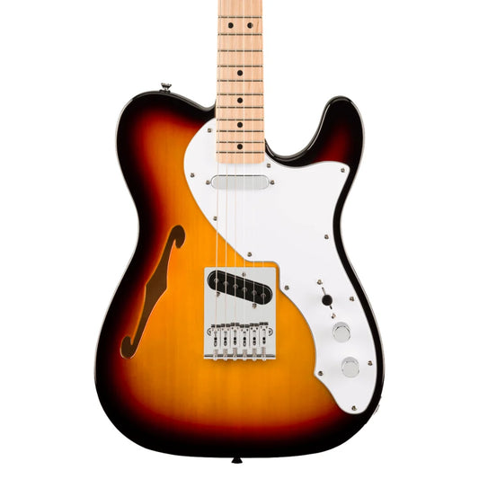 Affinity Series Telecaster Thinline Maple Fingerboard White Pickguard 3-Color Sunburst