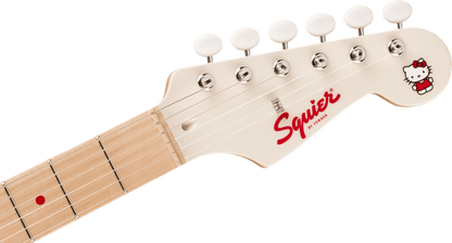 Fender x Hello Kitty Stratocaster Electric Guitar | White, Humbucking Pickup