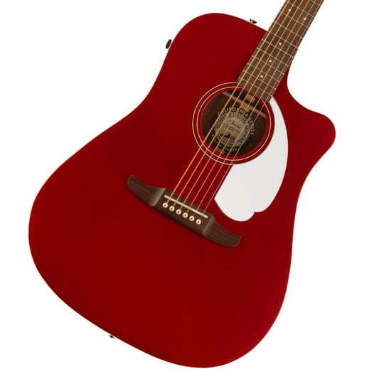 Redondo Player Walnut Fingerboard White Pickguard Candy Apple Red