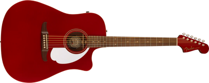 Redondo Player Walnut Fingerboard White Pickguard Candy Apple Red