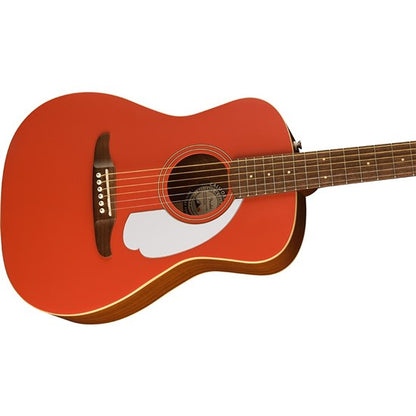 Malibu Player Walnut Fingerboard White Pickguard Fiesta Red