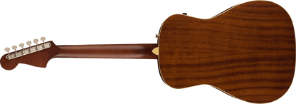 Fender Malibu Player Walnut Fingerboard White Pickguard Fiesta Red