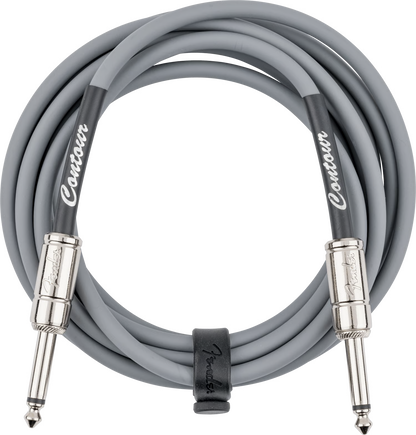 Fender Contour™ 10ft Instrument Cable Inca Silver