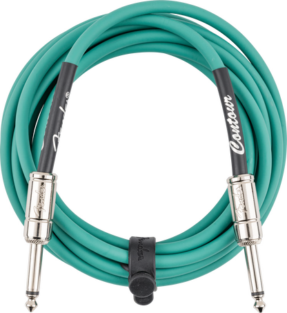 Fender Contour™ 10ft Instrument Cable Sherwood Green