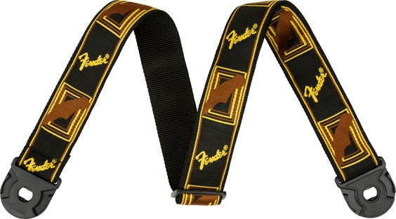 Quick Grip Locking End Strap Black/Yellow & Brown Monogram 2