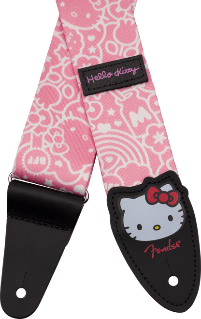 Fender x Hello Kitty Polyester Strap Pink