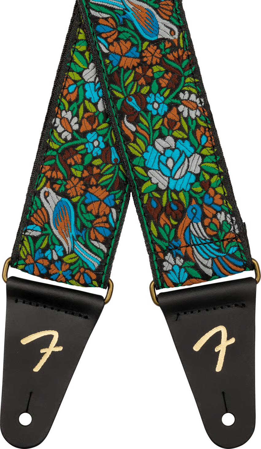 Fender Mosaic Jacquard Guitar Strap | Green