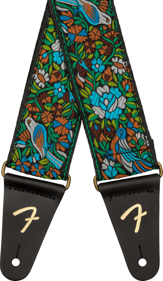 Fender Mosaic Jacquard Guitar Strap | Green