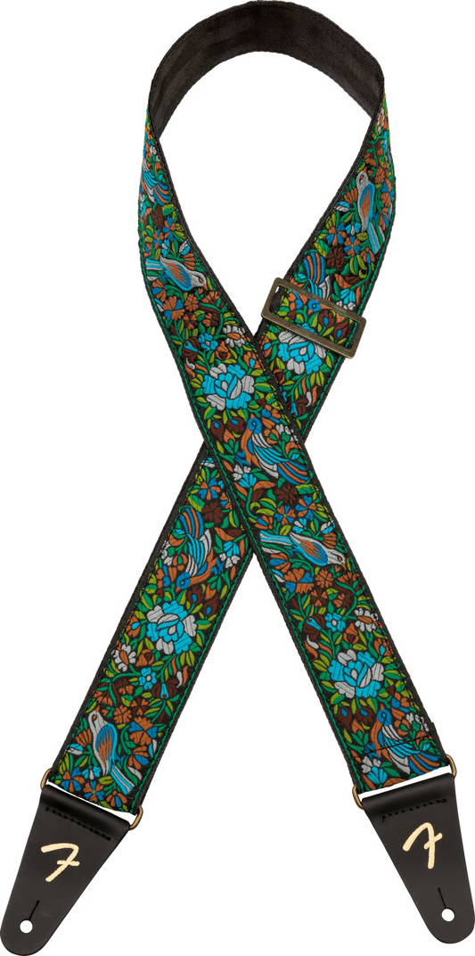 Fender Mosaic Jacquard Guitar Strap | Green