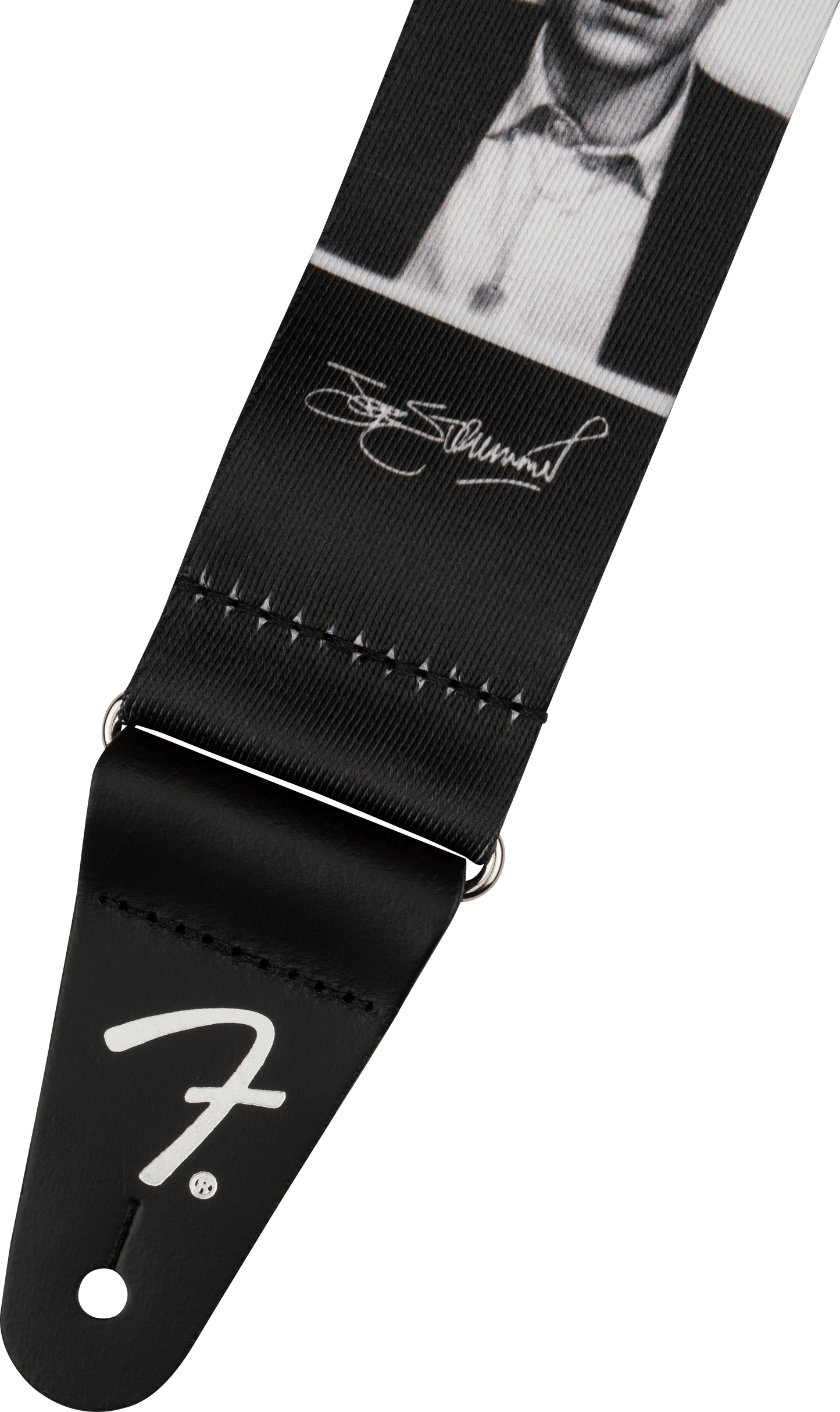 Fender Joe Strummer Know Your Rights Strap Black/White 2