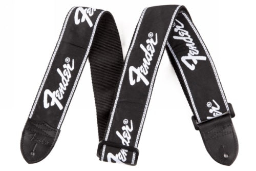 Running Logo Strap Black/White Logo 2