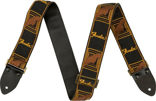 Legacy Vintage Monogram Strap Black/Yellow & Brown 2