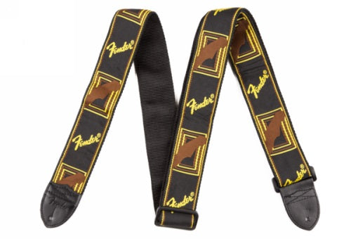 Monogrammed Strap Black/Yellow/Brown 2