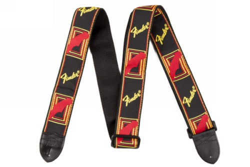 Monogrammed Strap Black/Yellow/Brown 2