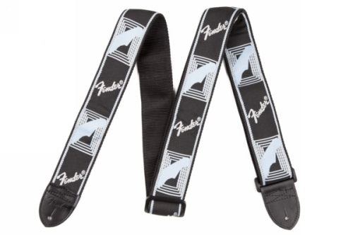 Monogrammed Strap Black/Light Grey/Blue 2