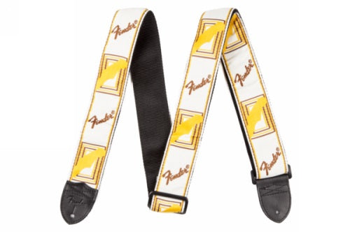 Monogrammed Strap White/Brown/Yellow 2