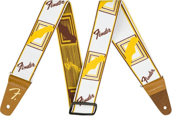 WeighLess Monogram Strap White/Brown/Yellow 2