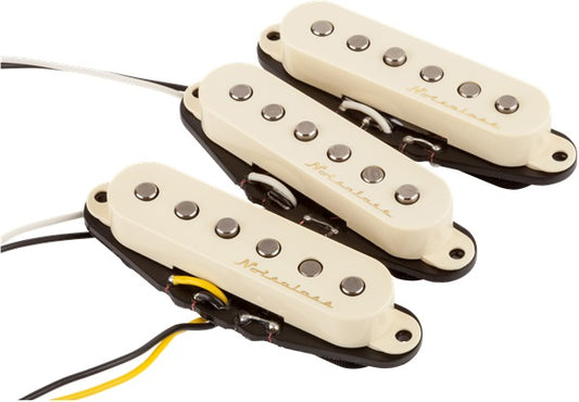 Vintage Noiseless Strat Pickups 3 Aged White