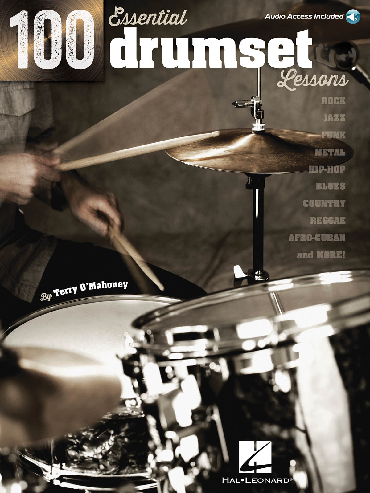 100 ESSENTIAL DRUMSET LESSONS BK/CD