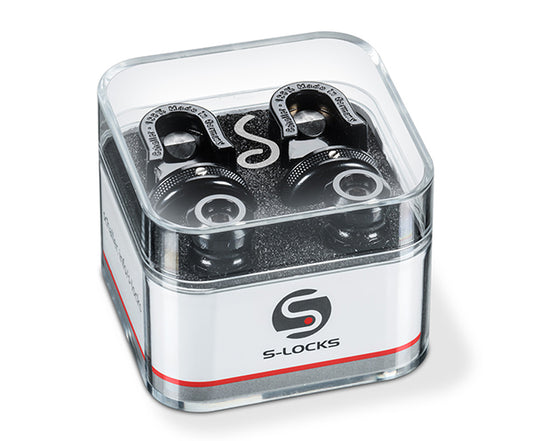 SCHALLER STRAPLOCK S-LOCKS - BLACK (PAIR)