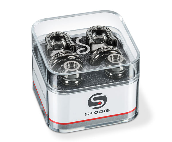 SCHALLER STRAPLOCK S-LOCKS - RUTHENIUM (PAIR)