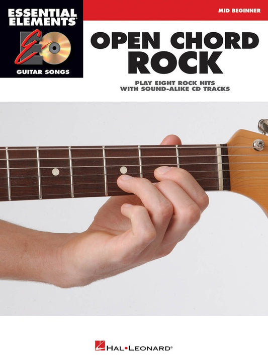 ESSENTIAL ELEMENTS GTR OPEN CHORD ROCK BK/CD
